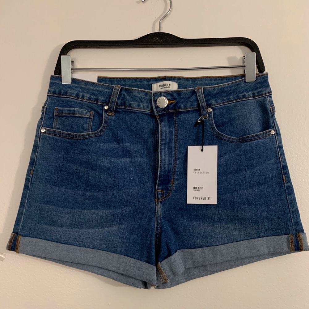 Denim shorts